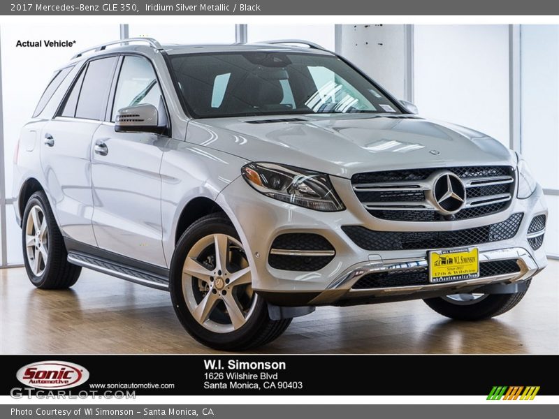 Iridium Silver Metallic / Black 2017 Mercedes-Benz GLE 350