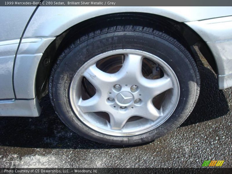 Brilliant Silver Metallic / Grey 1999 Mercedes-Benz C 280 Sedan