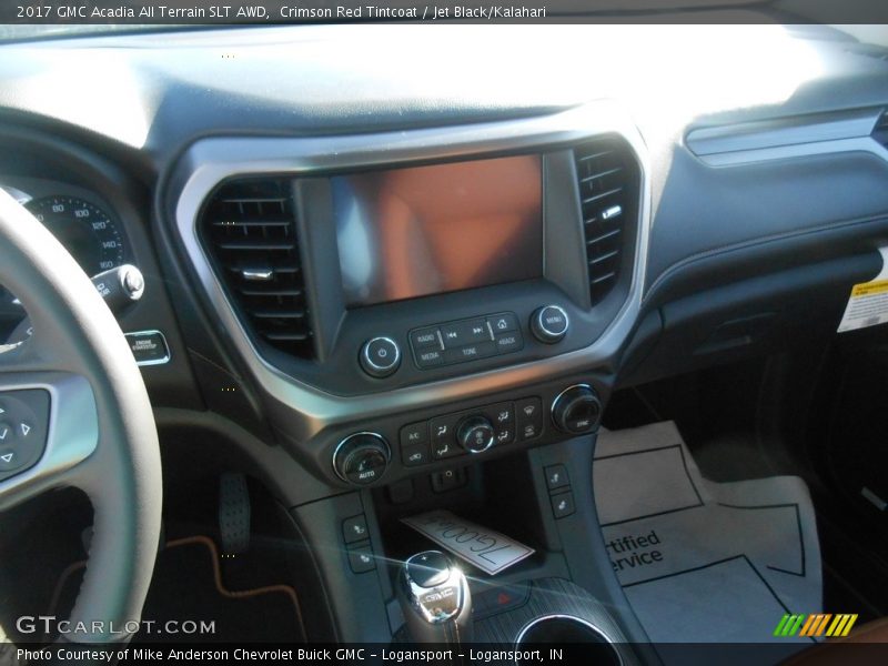 Crimson Red Tintcoat / Jet Black/Kalahari 2017 GMC Acadia All Terrain SLT AWD