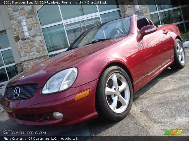 Firemist Metallic / Charcoal Black 2001 Mercedes-Benz SLK 320 Roadster