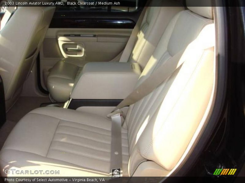 Black Clearcoat / Medium Ash 2003 Lincoln Aviator Luxury AWD