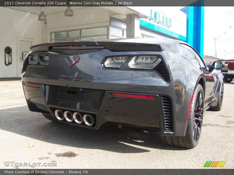 Watkins Glen Gray Metallic / Jet Black 2017 Chevrolet Corvette Z06 Coupe