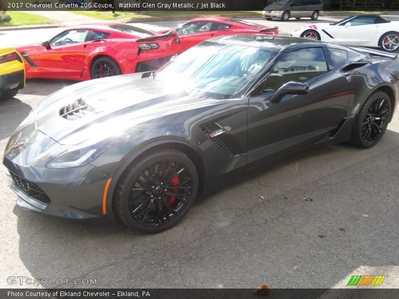 Watkins Glen Gray Metallic / Jet Black 2017 Chevrolet Corvette Z06 Coupe