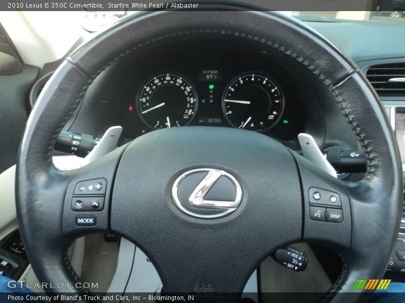 Starfire White Pearl / Alabaster 2010 Lexus IS 350C Convertible