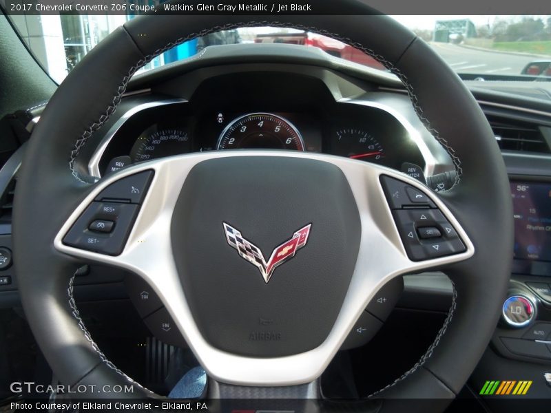 Watkins Glen Gray Metallic / Jet Black 2017 Chevrolet Corvette Z06 Coupe