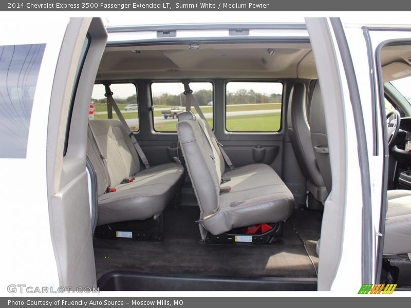 Summit White / Medium Pewter 2014 Chevrolet Express 3500 Passenger Extended LT