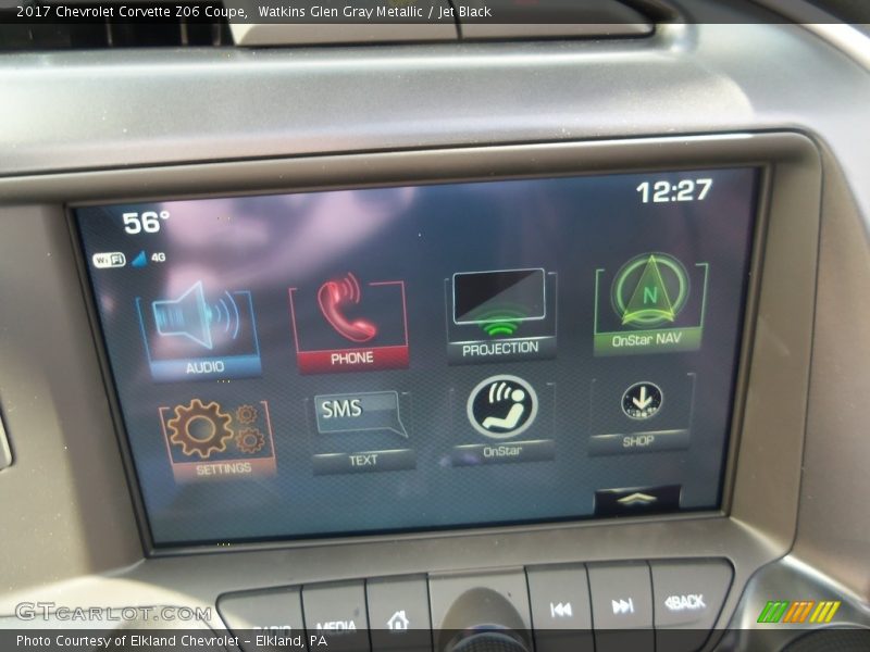 Watkins Glen Gray Metallic / Jet Black 2017 Chevrolet Corvette Z06 Coupe