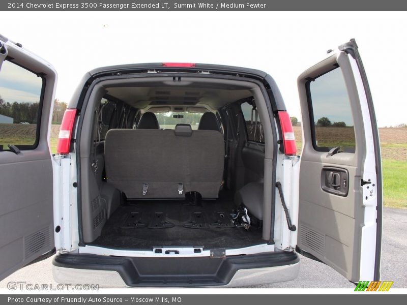 Summit White / Medium Pewter 2014 Chevrolet Express 3500 Passenger Extended LT
