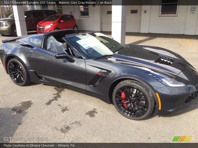 Watkins Glen Gray Metallic / Jet Black 2017 Chevrolet Corvette Z06 Coupe