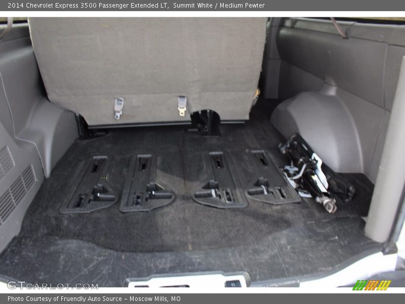 Summit White / Medium Pewter 2014 Chevrolet Express 3500 Passenger Extended LT
