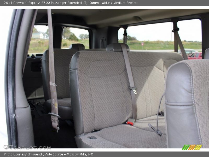 Summit White / Medium Pewter 2014 Chevrolet Express 3500 Passenger Extended LT