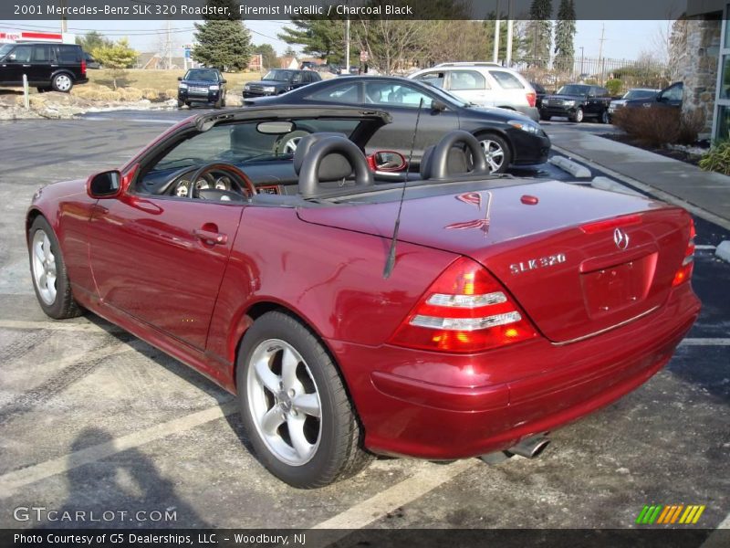 Firemist Metallic / Charcoal Black 2001 Mercedes-Benz SLK 320 Roadster