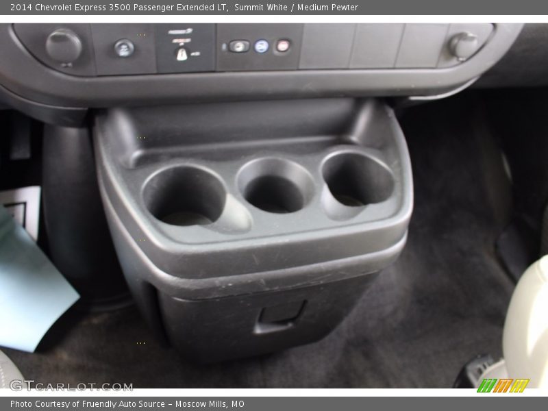 Summit White / Medium Pewter 2014 Chevrolet Express 3500 Passenger Extended LT