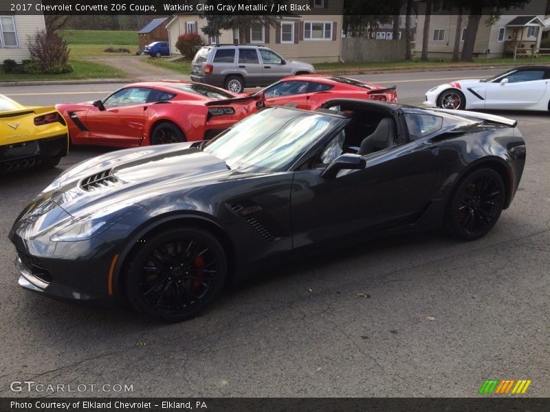Watkins Glen Gray Metallic / Jet Black 2017 Chevrolet Corvette Z06 Coupe