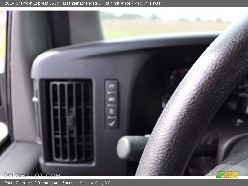 Summit White / Medium Pewter 2014 Chevrolet Express 3500 Passenger Extended LT