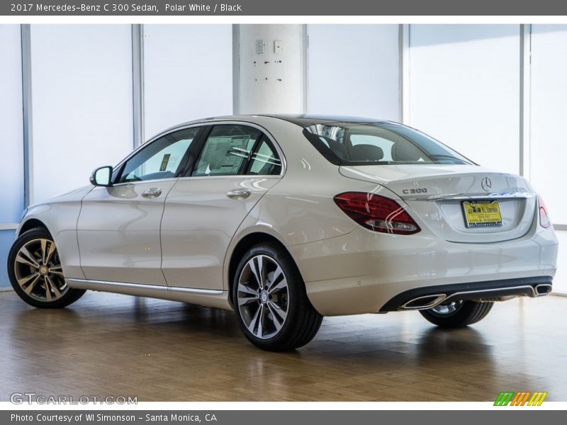 Polar White / Black 2017 Mercedes-Benz C 300 Sedan