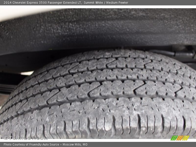 Summit White / Medium Pewter 2014 Chevrolet Express 3500 Passenger Extended LT