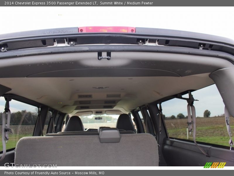 Summit White / Medium Pewter 2014 Chevrolet Express 3500 Passenger Extended LT