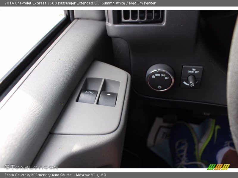 Summit White / Medium Pewter 2014 Chevrolet Express 3500 Passenger Extended LT
