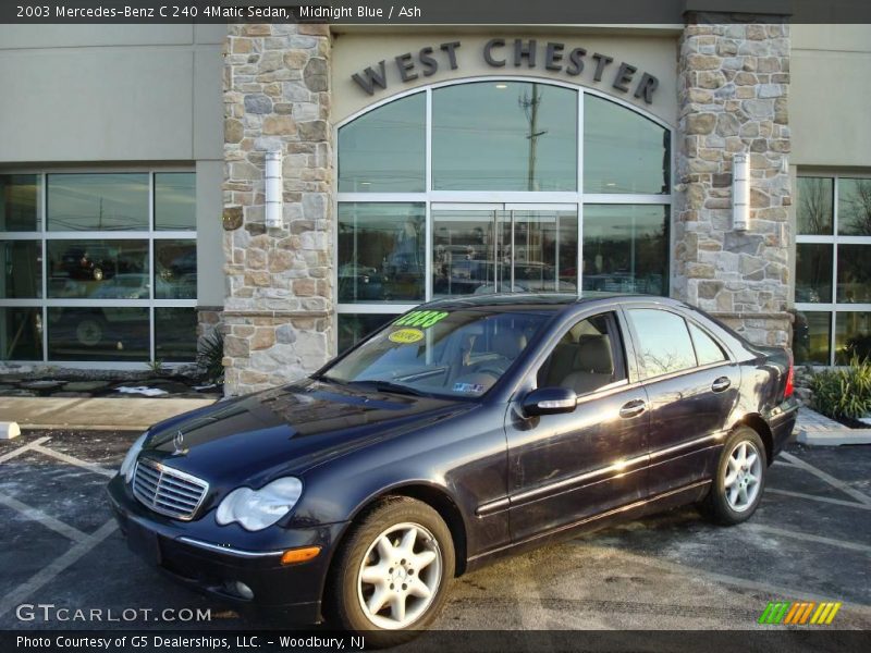 Midnight Blue / Ash 2003 Mercedes-Benz C 240 4Matic Sedan