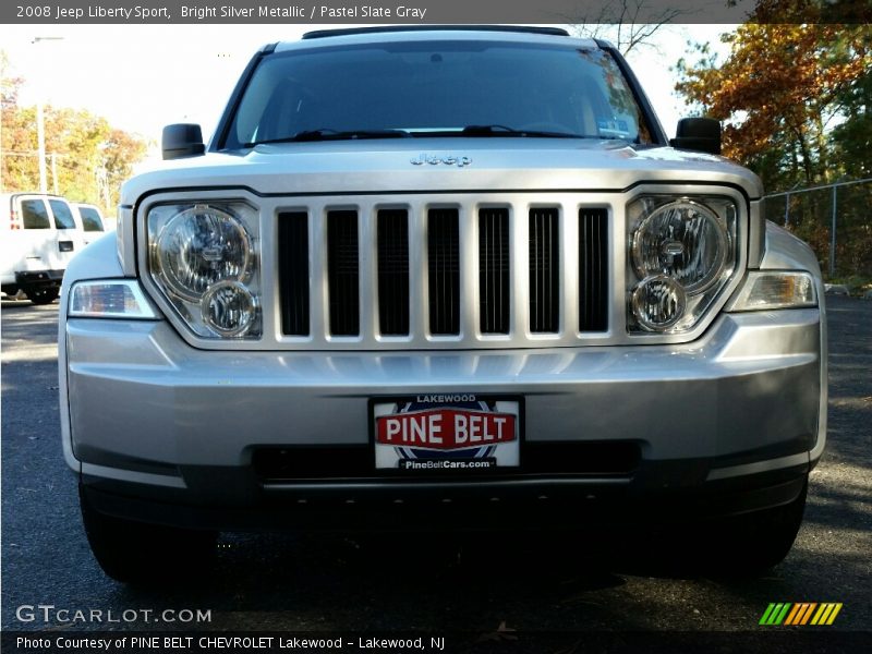 Bright Silver Metallic / Pastel Slate Gray 2008 Jeep Liberty Sport
