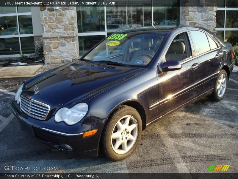 Midnight Blue / Ash 2003 Mercedes-Benz C 240 4Matic Sedan
