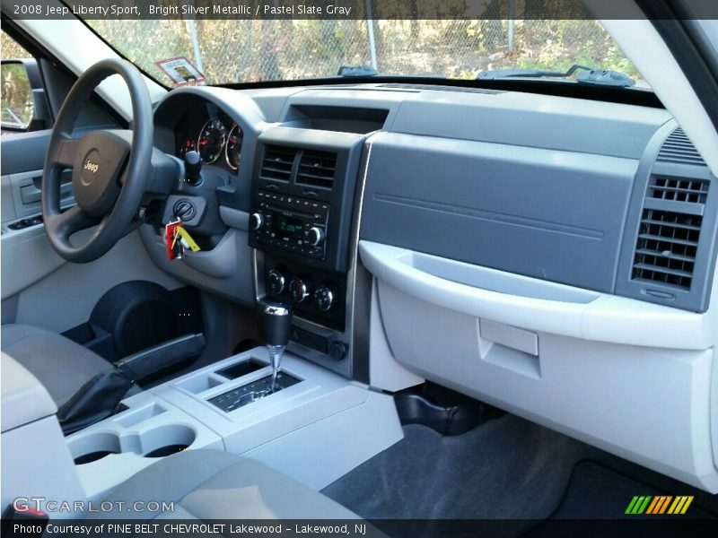 Bright Silver Metallic / Pastel Slate Gray 2008 Jeep Liberty Sport