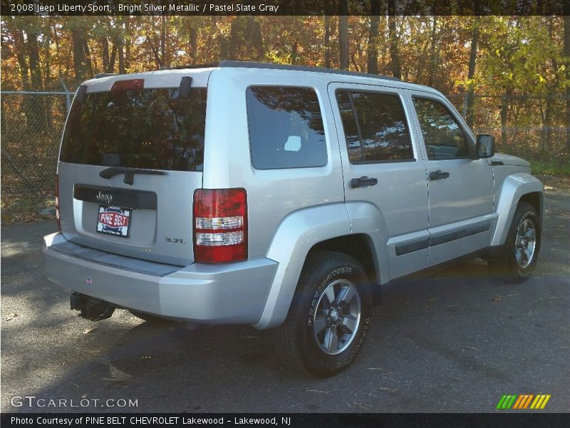 Bright Silver Metallic / Pastel Slate Gray 2008 Jeep Liberty Sport