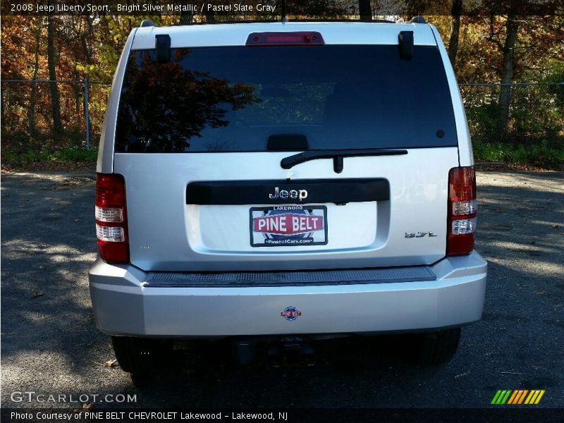 Bright Silver Metallic / Pastel Slate Gray 2008 Jeep Liberty Sport
