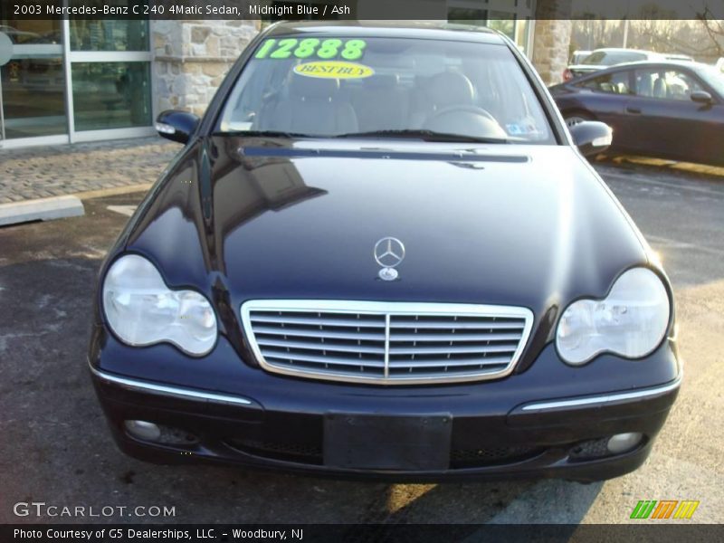 Midnight Blue / Ash 2003 Mercedes-Benz C 240 4Matic Sedan