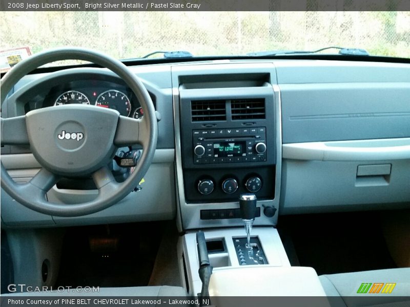 Bright Silver Metallic / Pastel Slate Gray 2008 Jeep Liberty Sport
