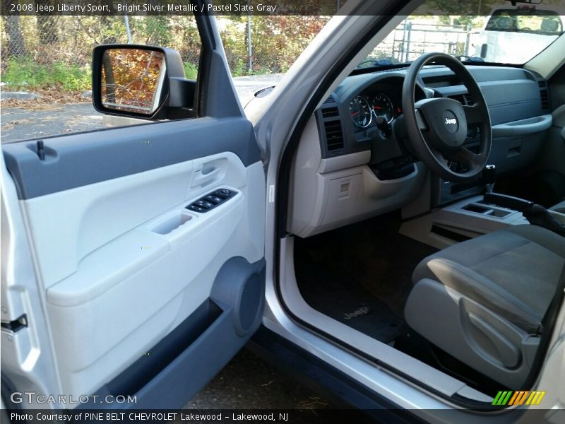 Bright Silver Metallic / Pastel Slate Gray 2008 Jeep Liberty Sport