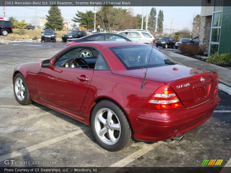 Firemist Metallic / Charcoal Black 2001 Mercedes-Benz SLK 320 Roadster