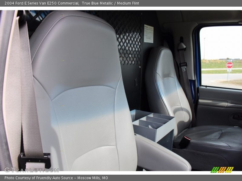 True Blue Metallic / Medium Flint 2004 Ford E Series Van E250 Commercial