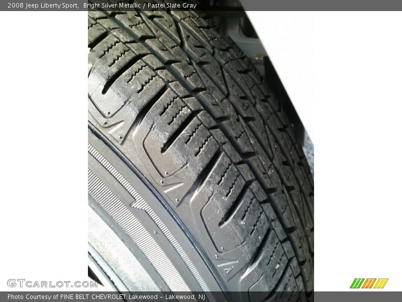 Bright Silver Metallic / Pastel Slate Gray 2008 Jeep Liberty Sport