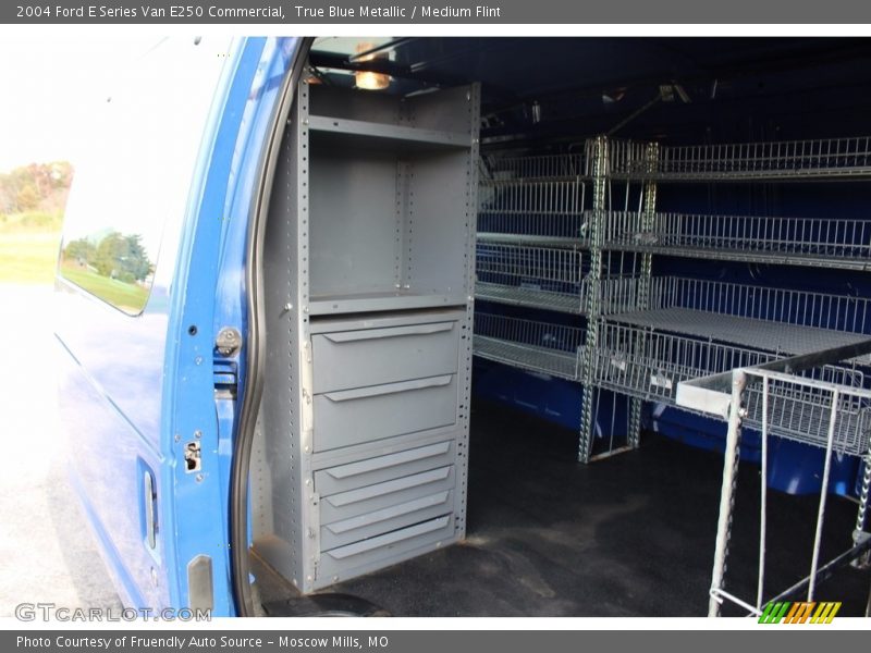 True Blue Metallic / Medium Flint 2004 Ford E Series Van E250 Commercial