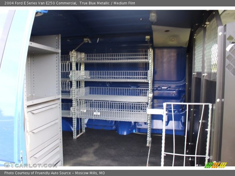 True Blue Metallic / Medium Flint 2004 Ford E Series Van E250 Commercial