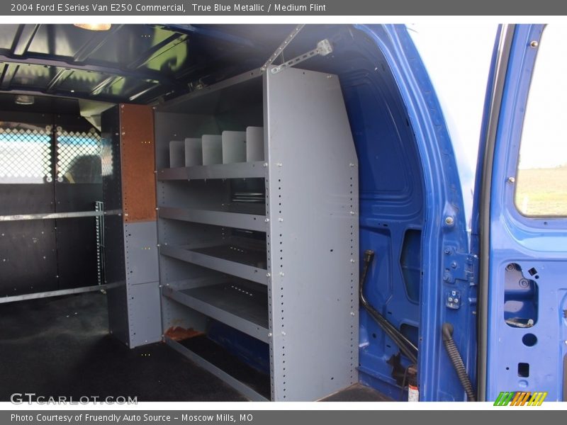 True Blue Metallic / Medium Flint 2004 Ford E Series Van E250 Commercial
