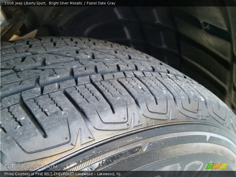 Bright Silver Metallic / Pastel Slate Gray 2008 Jeep Liberty Sport