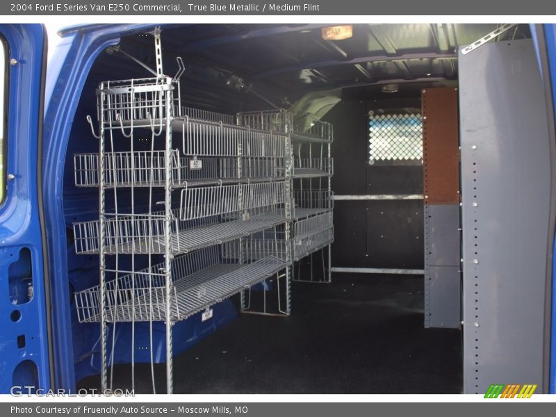 True Blue Metallic / Medium Flint 2004 Ford E Series Van E250 Commercial