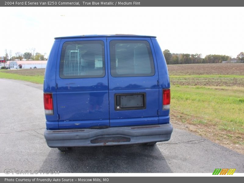 True Blue Metallic / Medium Flint 2004 Ford E Series Van E250 Commercial