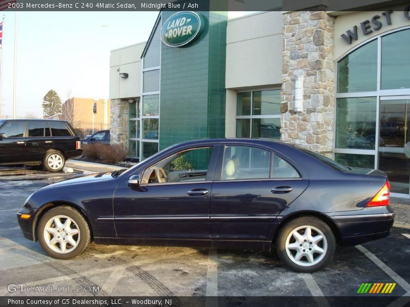 Midnight Blue / Ash 2003 Mercedes-Benz C 240 4Matic Sedan
