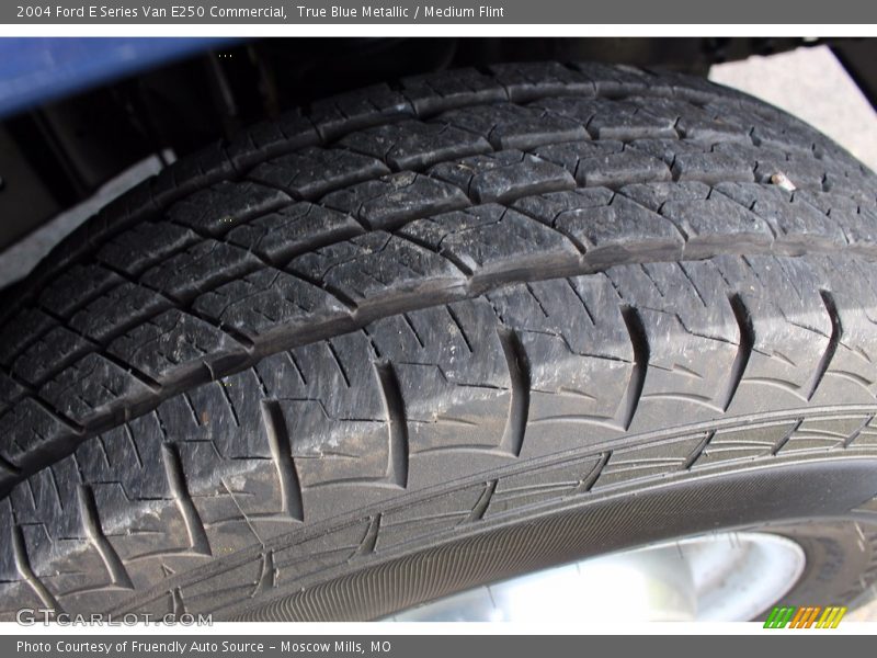 True Blue Metallic / Medium Flint 2004 Ford E Series Van E250 Commercial