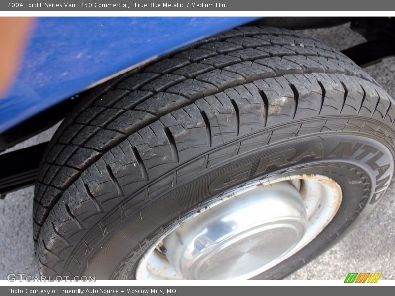 True Blue Metallic / Medium Flint 2004 Ford E Series Van E250 Commercial