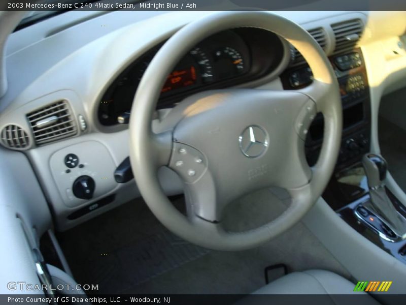 Midnight Blue / Ash 2003 Mercedes-Benz C 240 4Matic Sedan