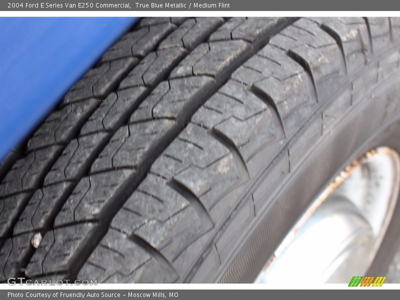True Blue Metallic / Medium Flint 2004 Ford E Series Van E250 Commercial