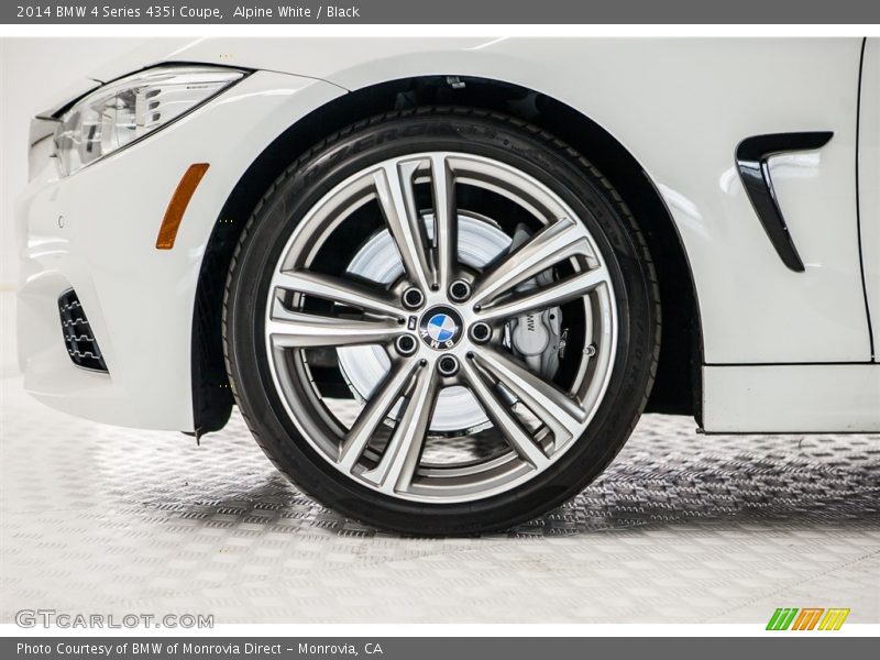 Alpine White / Black 2014 BMW 4 Series 435i Coupe