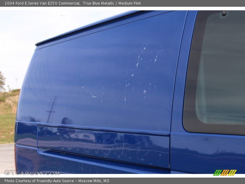 True Blue Metallic / Medium Flint 2004 Ford E Series Van E250 Commercial