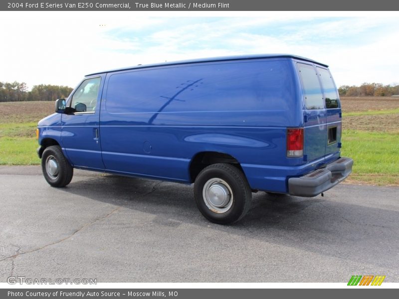 True Blue Metallic / Medium Flint 2004 Ford E Series Van E250 Commercial