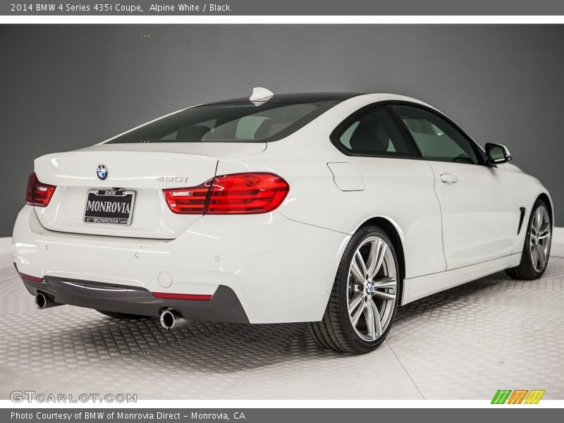 Alpine White / Black 2014 BMW 4 Series 435i Coupe